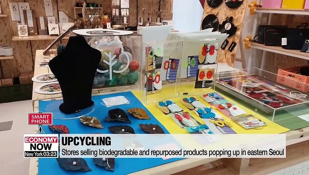 Upcycling hub in eastern Seoul selling repurposed clothes and accessories