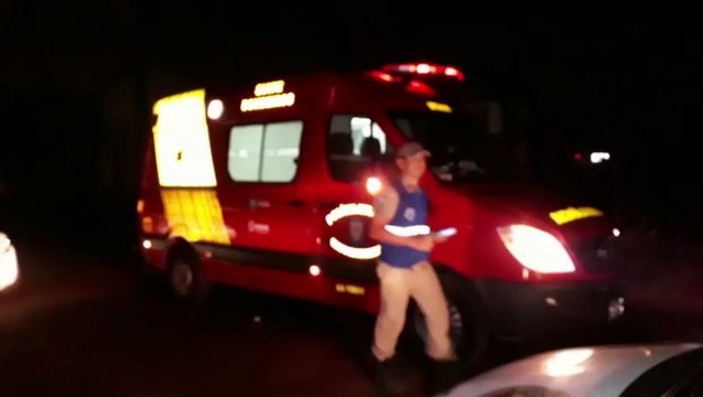 Rolo e confusão: homem leva pedrada na cabeça e é socorrido pelo Siate