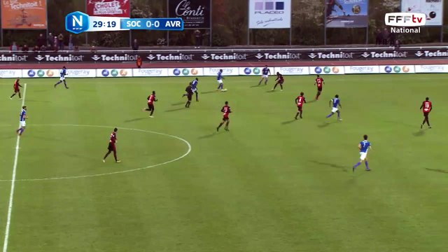 Frappe captée par le gardien