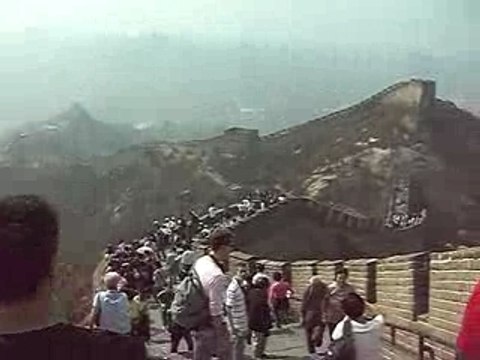 Voyage chine - Sur la muraille