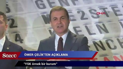 Ömer Çelik: YSK örnek bir kurum