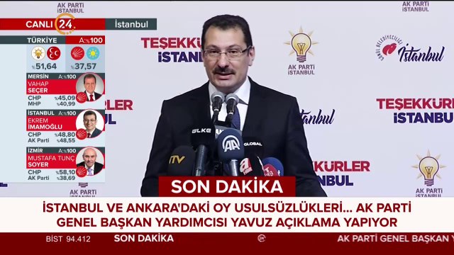 AK Parti Genel Başkan Yardımcısı Yavuz açıklama yapıyor