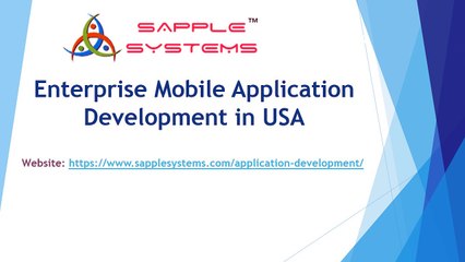 Enterprise Mobile Application Development in USA