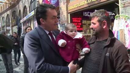 Dündar'dan Çarşı Esnafına Teşekkür Ziyareti