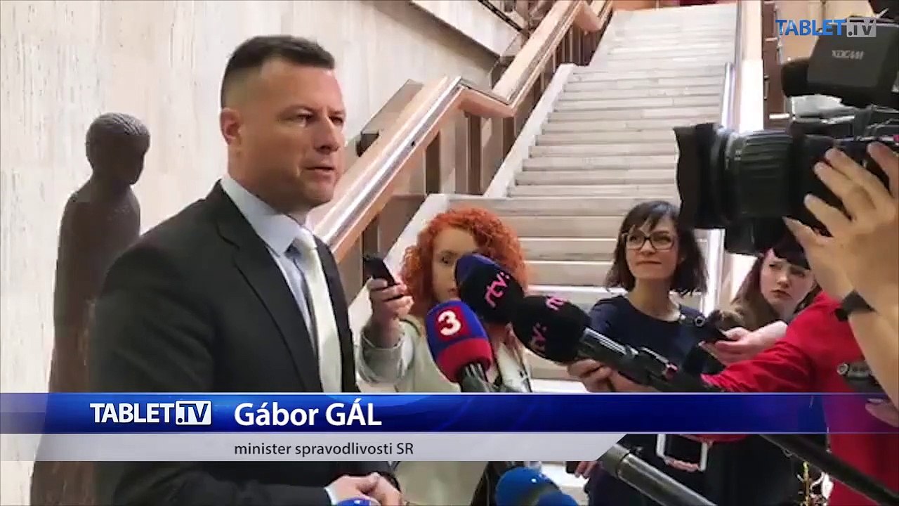 ZÁZNAM: Brífing ministra spravodlivosti G. Gála