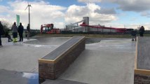Mons: le skate park  du Grand Large est déjà utilisé par les jeunes passionnés