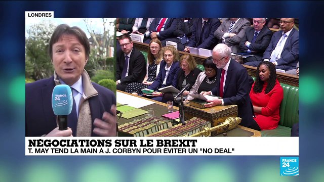 Brexit : Theresa May tend la main à Corbyn pour éviter un no deal