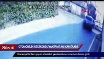 Kaza yapan otomobil gecekondunun oturma odasına girdi