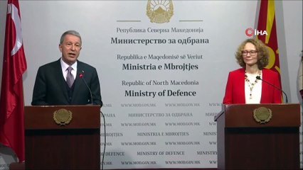 - Bakan Akar: 'Kuzey Makedonya’nın Avrupa Atlantik Bağlarının Güçlenmesini Her Bakımdan Arzu Ediyoruz'