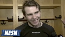 Jake DeBrusk On What He Has Learned From Brad Marchand During Time On Bruins
