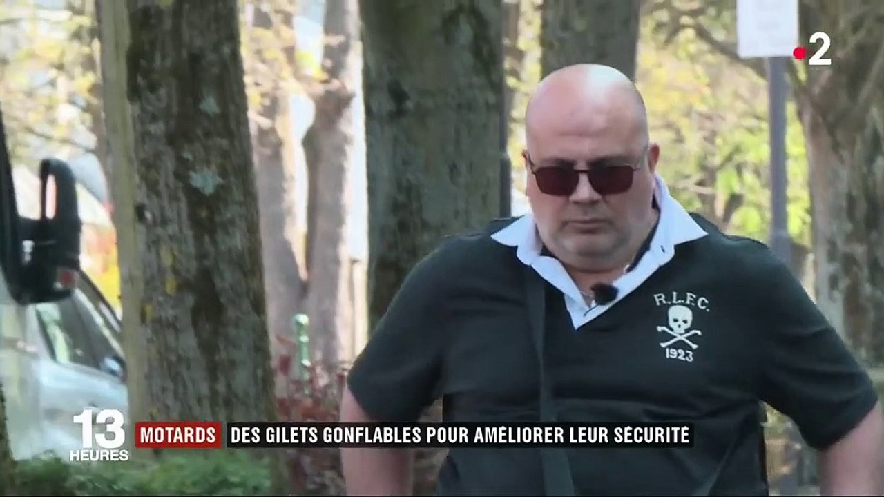 Motards : des gilets gonflables pour améliorer leur sécurité