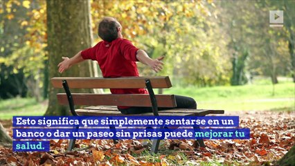 Estar 20 minutos al aire libre cada día te hace más feliz