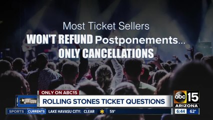 What's next for Rolling Stones ticket holders?