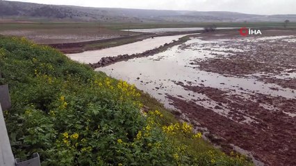Yavuzeli'nde sağanak yağmur günlerdir devam ediyor