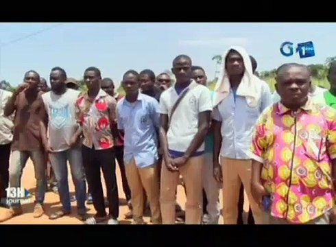 RTG/Lancement des travaux des voiries dans la commune de Mouila par le Vice Président