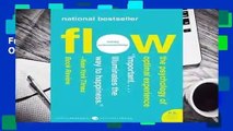 Full E-book Flow: The Psychology of Optimal Experience  For Free
