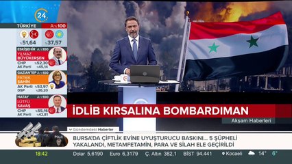 Rus uçaklarından İdlib kırsalına bombardıman