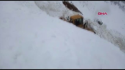 Bingöl Karlıova'da Kardan Kapanan Yol 19 Saat Sonra Açıldı