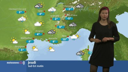 Votre météo du jeudi  4 avril : de la neige à basse altitude à prévoir