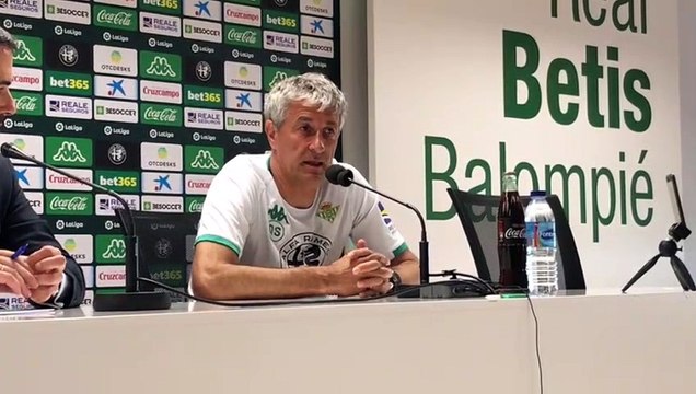 Quique Setién y las Finales del Betis
