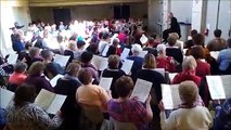 Injoux-Génissiat - Projet Carmina Burana : 135 choristes en répétition générale
