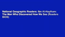 National Geographic Readers: Ibn Al-Haytham: The Man Who Discovered How We See (Readers BIOS)