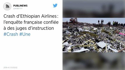 Crash d’Ethiopian Airlines : l’enquête française confiée à des juges d’instruction