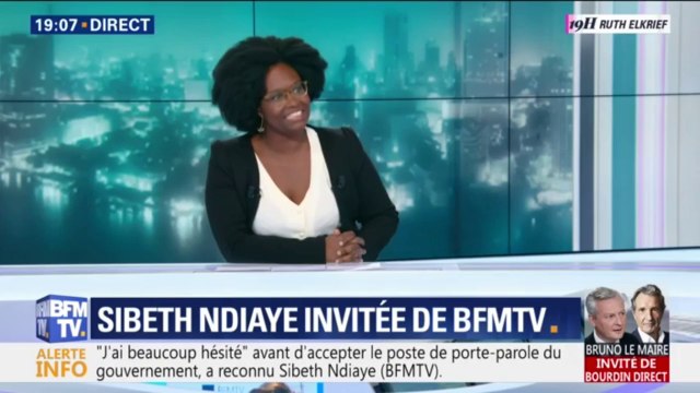 Sibeth Ndiaye avoue avoir beaucoup hésité avant d'accepter la proposition d'Edouard Philippe