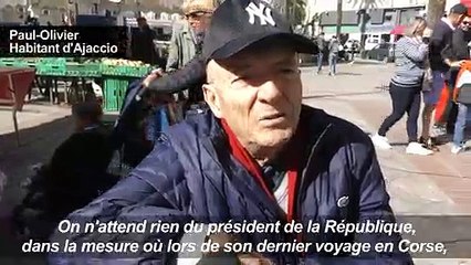 La visite-débat de Macron en Corse s'annonce tendue