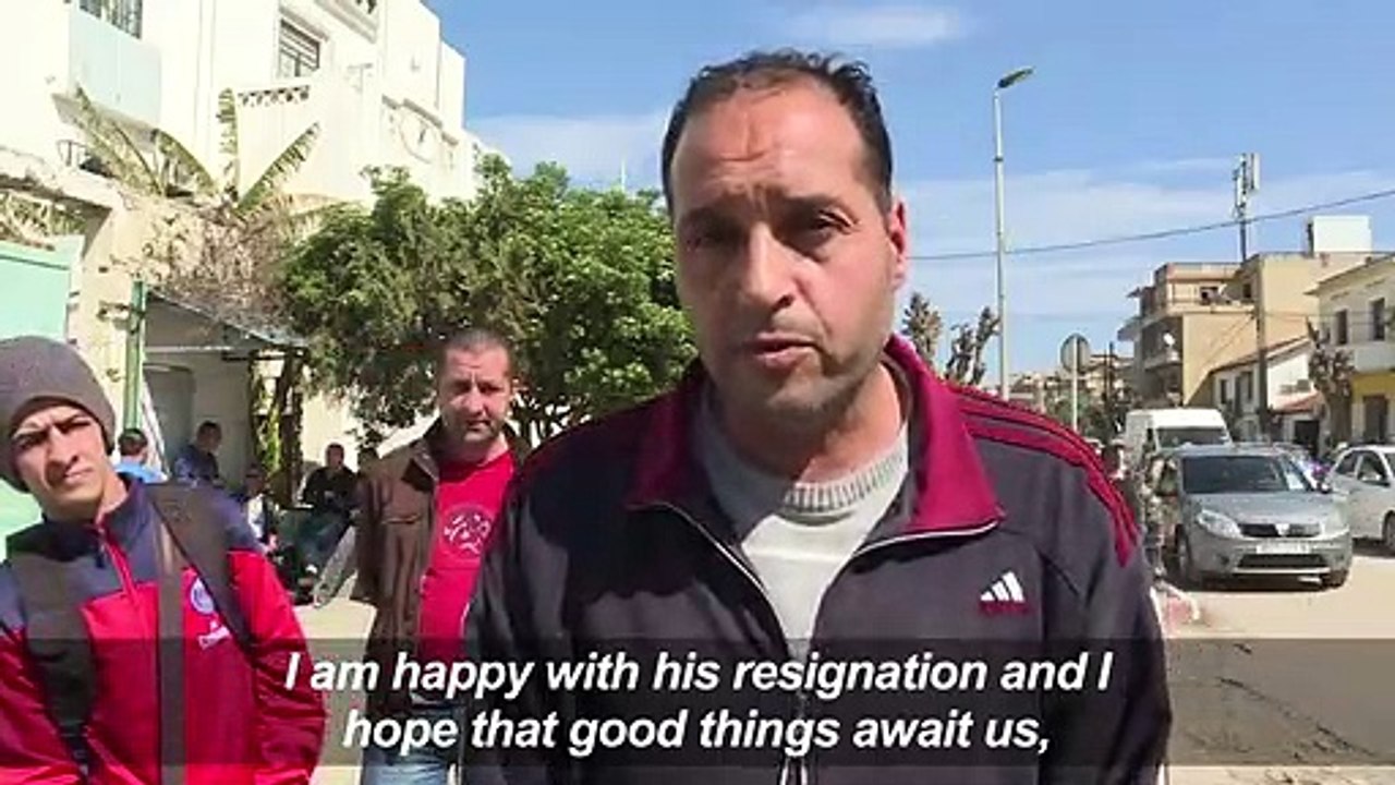 Algerians react to Bouteflika's resignation
