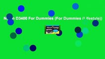 Nikon D3400 For Dummies (For Dummies (Lifestyle))