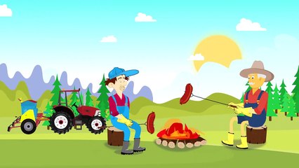 The Tractor Drawing | Colors and Shapes | Videos for kids and babies | Traktor Rysunek bajki