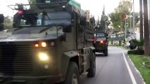 Suriye sınırına komando ve zırhlı araç sevkiyatı