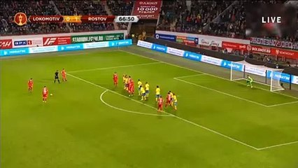 Lokomotiv Moscow 1-1 FK Rostov Anton Miranchuk free-kick  03.04.2019