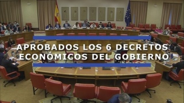 Aprobados los 6 decretos económicos del Gobierno