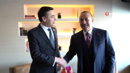 - Bakan Çavuşoğlu, Kuzey Makedonyalı Mevkidaşı Dimitrov’la Görüştü