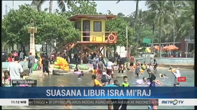 Pantai Ancol Diburu Wisatawan di Libur Isra Mikraj