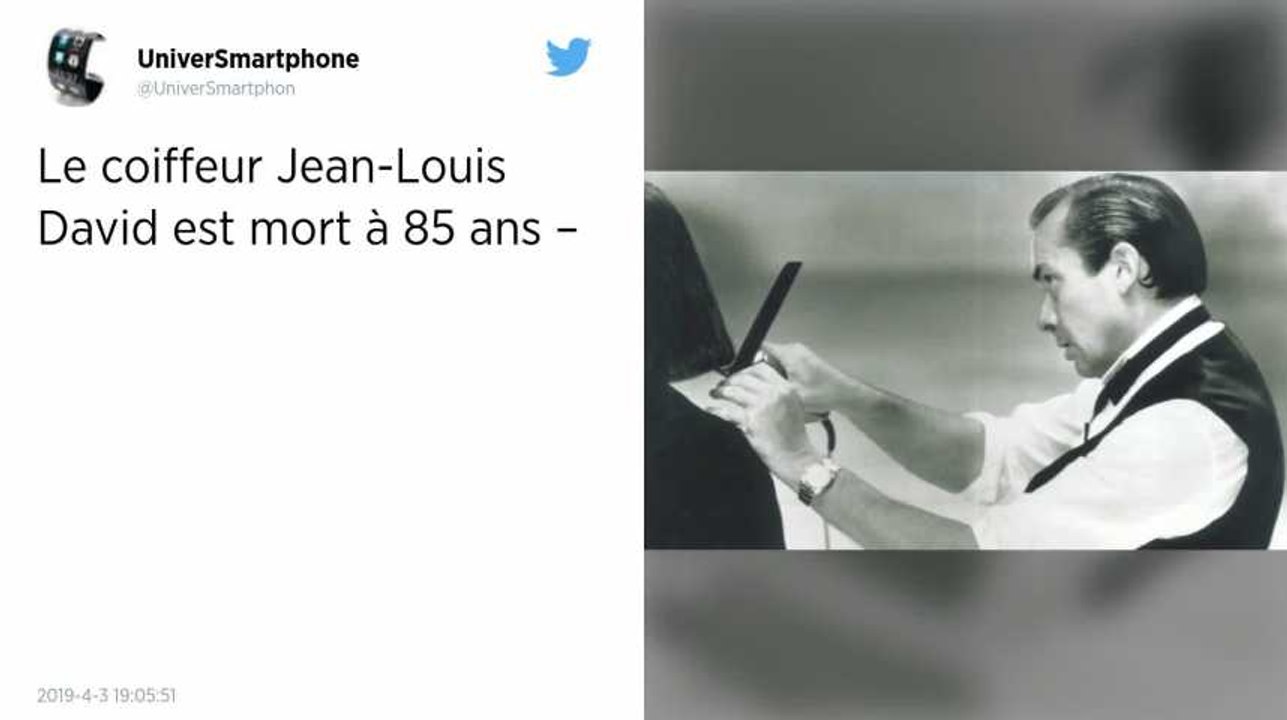 Le coiffeur Jean-Louis David est mort à l’âge de 85 ans