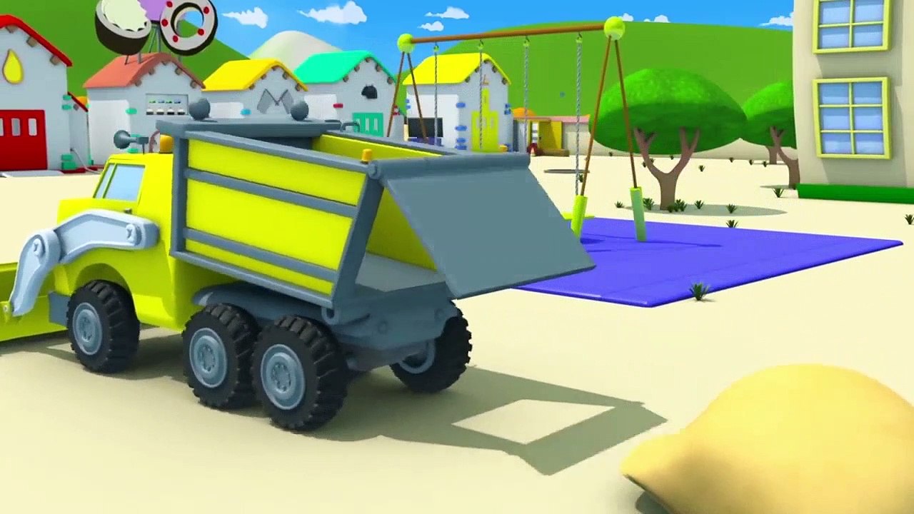 Les Bébés Voitures !  Franck le CAMION DE POMPIER  et bébé Franck éteignent un INCENDIE à l'école