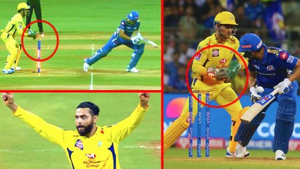 தோனியிடம் சிக்கி விக்கெட்டை பறிகொடுத்த ரோஹித் சர்மா!