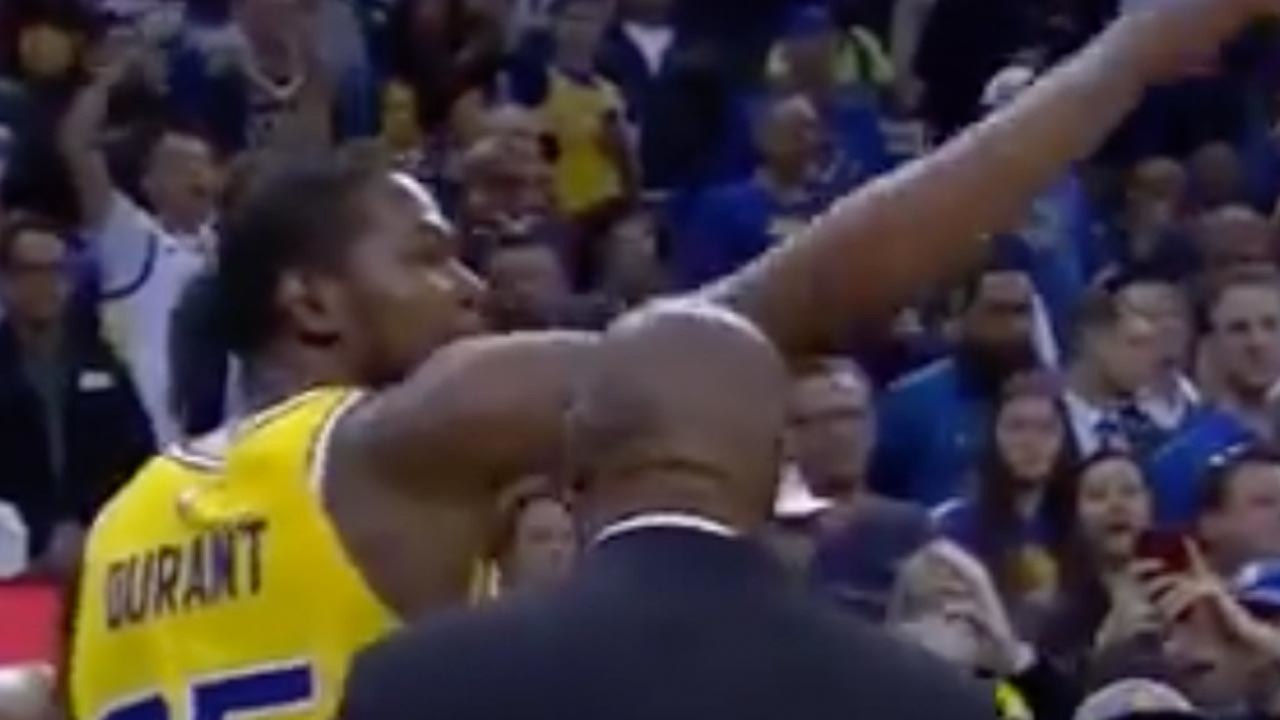 Kevin Durant CUSSES Out Referee In INSANE Rant Before Ejection!