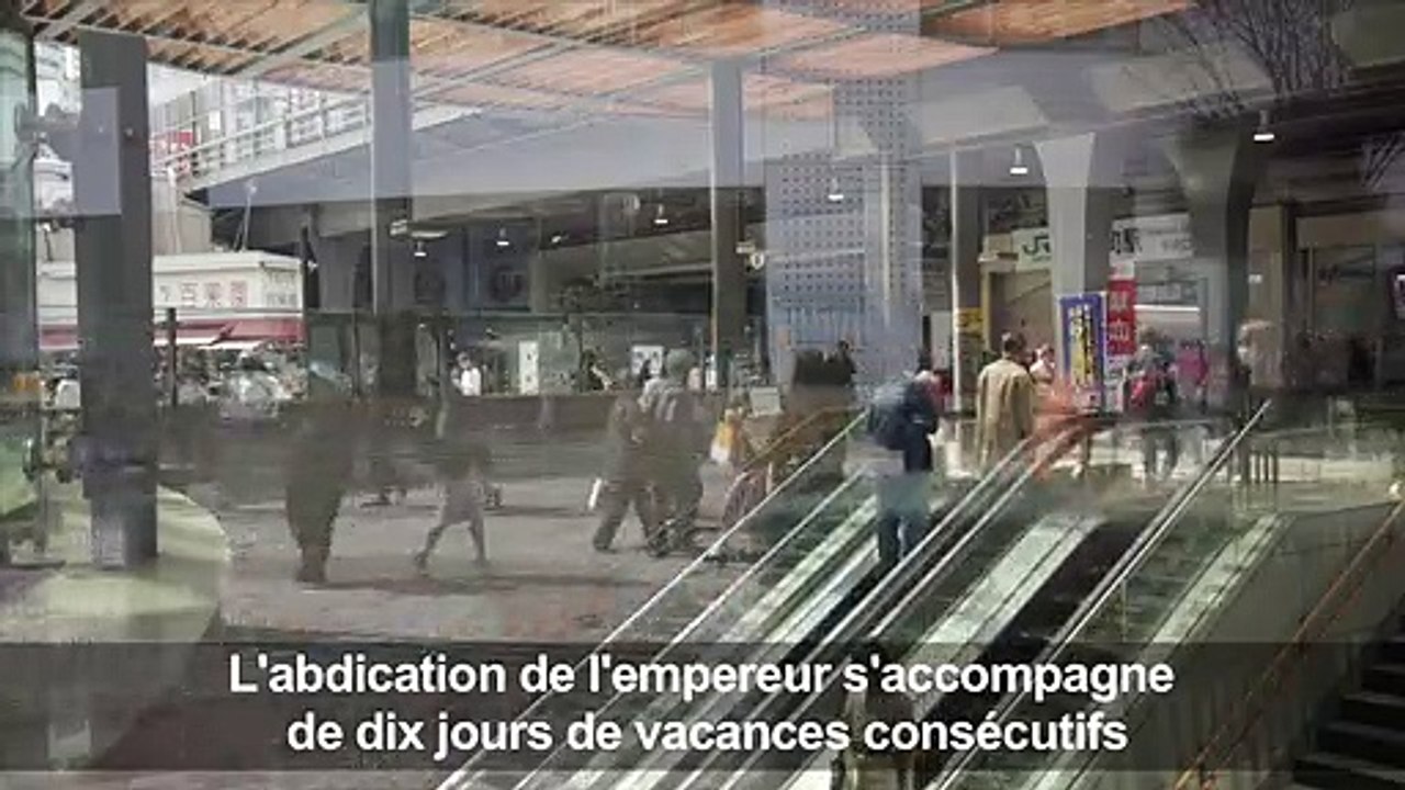 Japon: 10 jours de vacances pour l'abdication de l'empereur