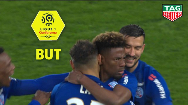 But Nuno DA COSTA (45ème +3) / RC Strasbourg Alsace - Stade de Reims - (4-0) - (RCSA-REIMS) / 2018-19