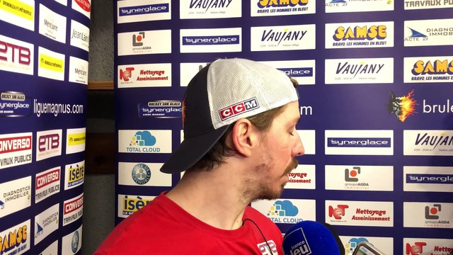 Réaction de Julien Baylacq après Grenoble - Rouen