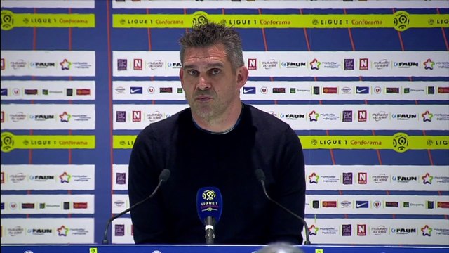 La réaction de Jocelyn Gourvennec après Montpellier - Guingamp (2-0)