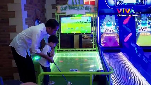 Lucunya Jan Ethes Main 'Tembak-tembakan' Bareng Jokowi