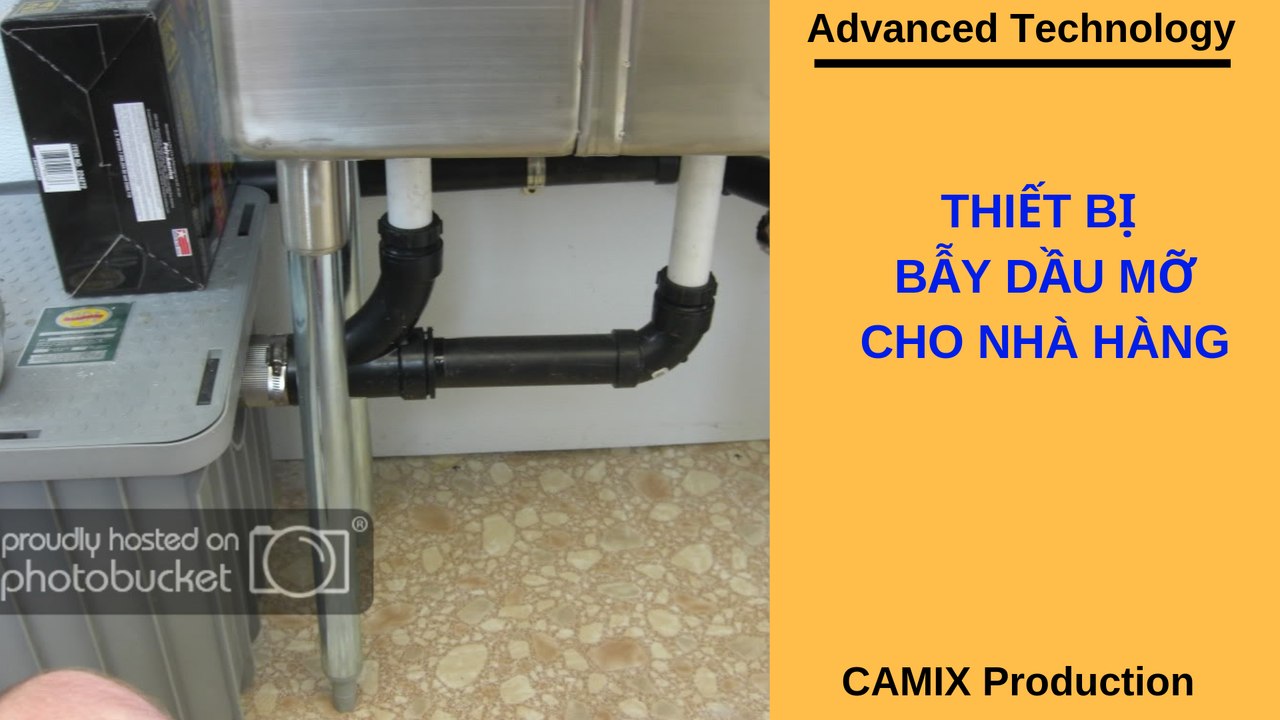 Thiết bị bẫy dầu mỡ cho nhà hàng (CAMIX/04.01.2019)