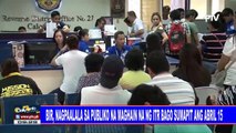 BIR, nagpaalala sa publiko na maghain na ng ITR bago sumapit ang Abril 15