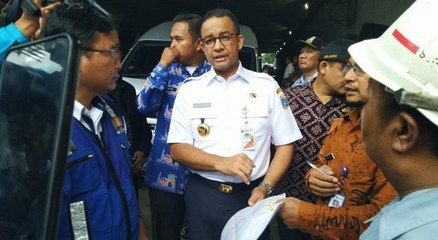 Anies Sebut PT Adhi Karya Penyebab Banjir di Underpass Cawang