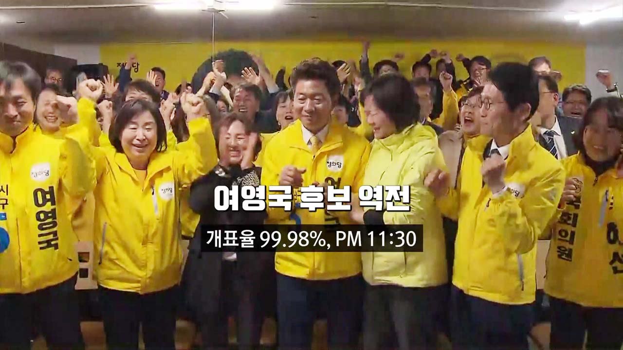 초접전 끝 역전...냉탕 온탕 오간 창원·성산 개표 상황 / YTN